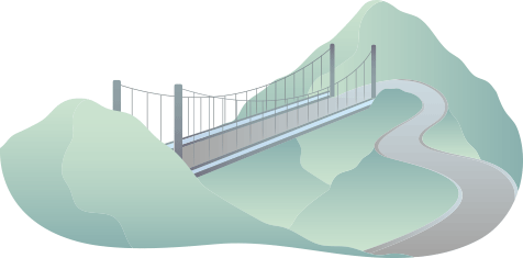 山の橋